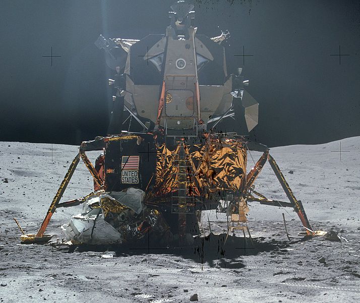 The Apollo 16 Extended Apollo Lunar Module, a lunar lander