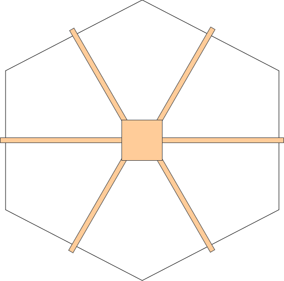 HEX Diagram - Top View